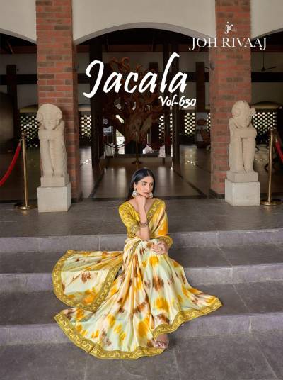 JACALA VOL-630 BY JOH RIVAAJ PRINTED SAREE WHOLESALER IN INDIA